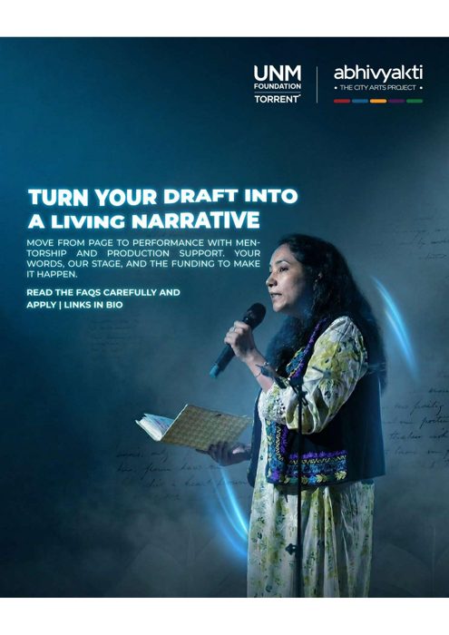 Abhivyakti UNM Foundation poetry campaign visual